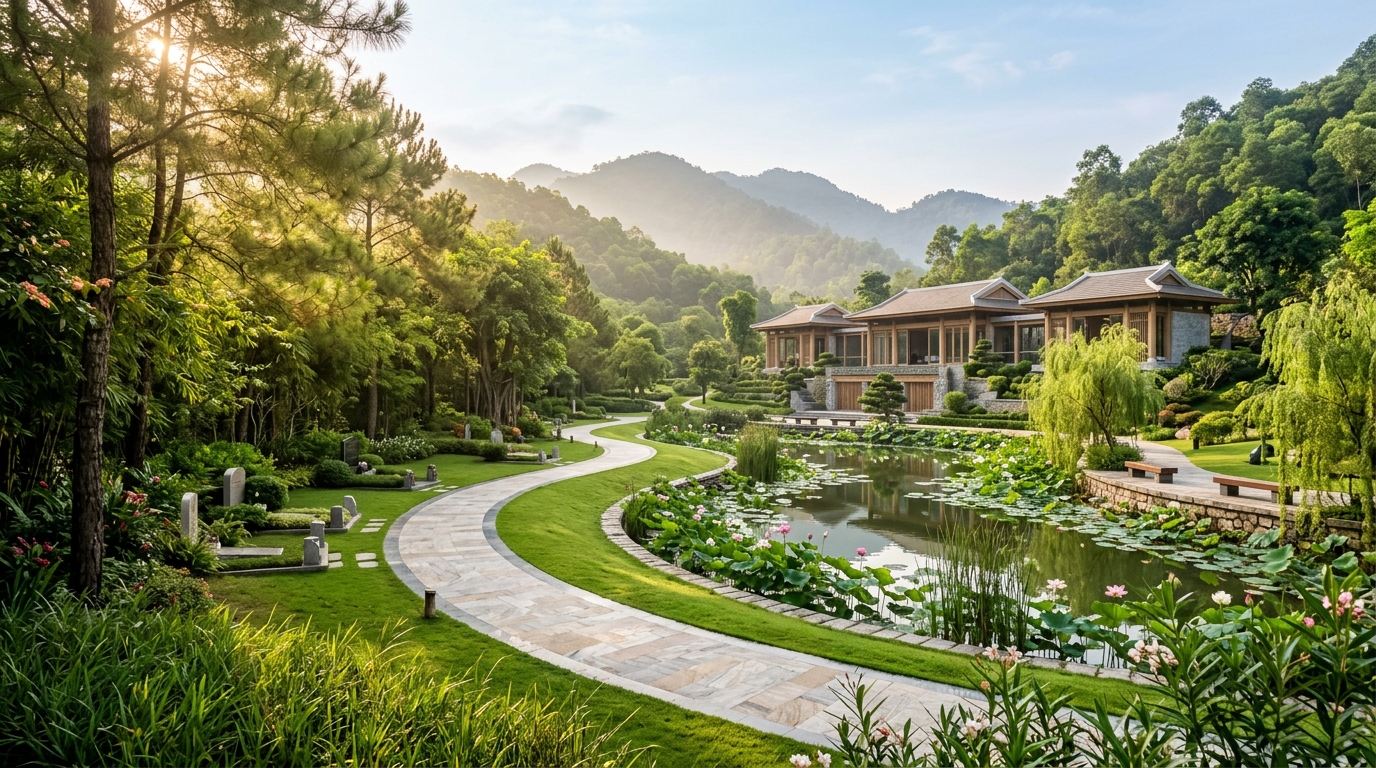 Hình ảnh minh họa bài viết Xu Hướng Chuẩn Bị Đất Sinh Phần Sớm: Giải Pháp An Yên & Chu Toàn Đạo Hiếu Cho Gia Đình 2026 - Datnghiatrang.vn
